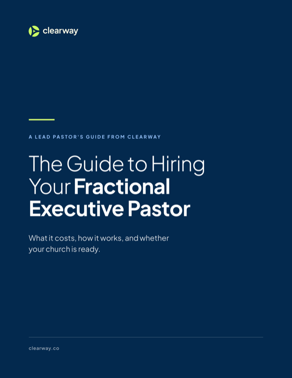 Fractional Executive Pastor Guide cover