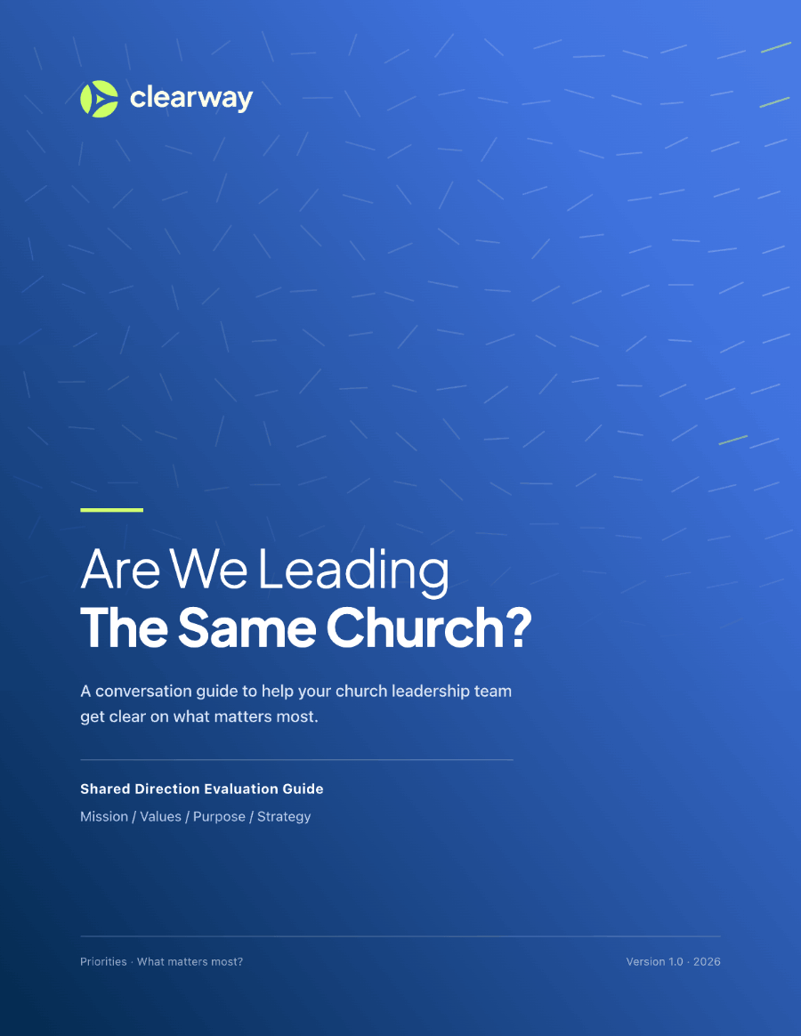 Are We Leading The Same Church? guide cover